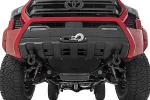 Toyota Tacoma Coilover Suspension Kit - Front - Rough Country - Adjustable Height - Silver - '24-'26